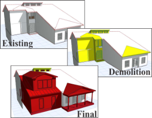 3-D Addition views